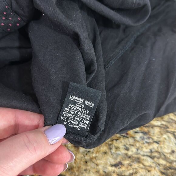 The J. Peterman Co Floral Pleated Boho Shirt Dress In Black Size M - Picture 10 of 10